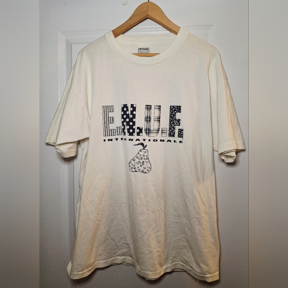 🇨🇦 Vintage 90s 🍐E.N.U.F. Short Sleeve Tee Made in Canada (L)